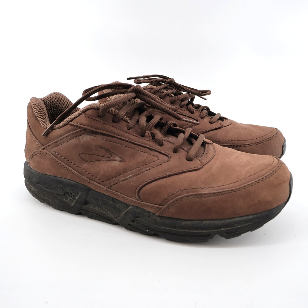Brooks Addiction Walker Nubuck Walking Shoes Brown Mens‎ 9.5